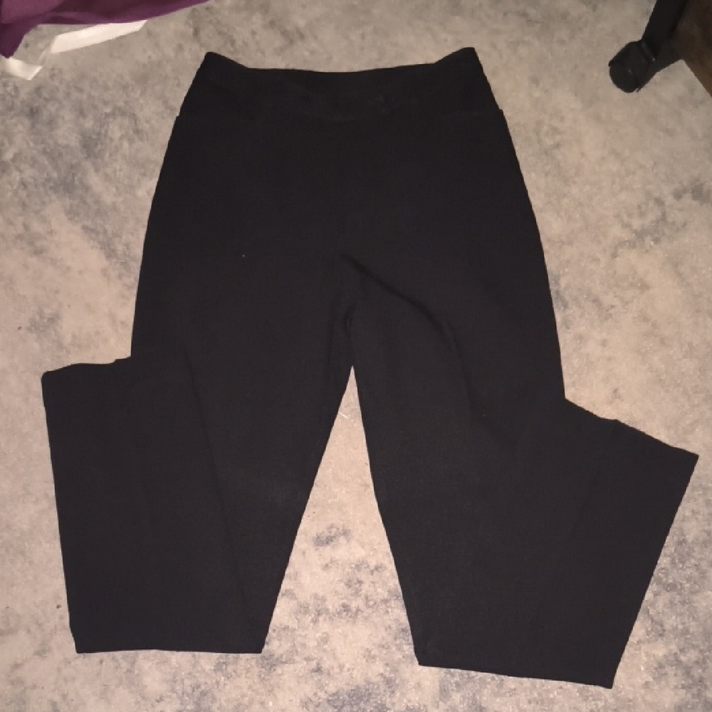 BCBGMaxAzria | Elegant Black Wide Leg Trousers